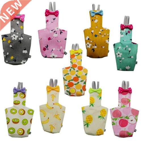 Parrot Diaper With Bow Tie Cute Colorful Fruit Floral Cockat