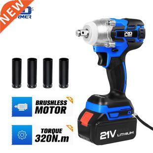Electric Impact Wrench 21V Brushless Wrench Socket 4000mAh L