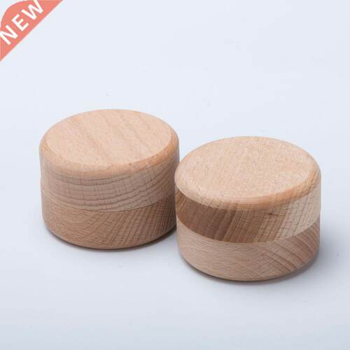 Small Round Wooden Storage Box Handmade Jewelry Organizer So