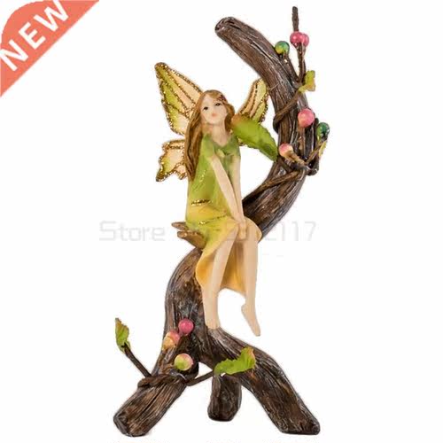 Europe Pastoral Forest Angel Figurines Home Decor Desktop
