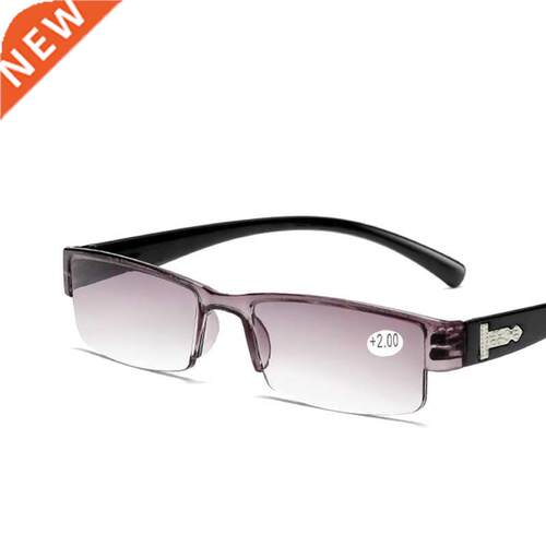 Korean Faion Reading Glasses Men Women Clear Lens Half Fra