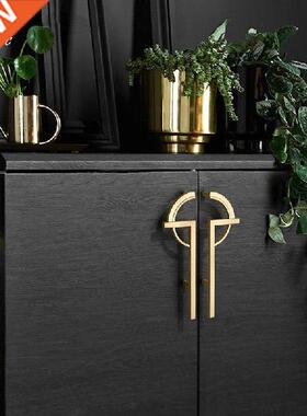Luxury Light Gold Gray Cabinet Door Handle Kitchen Bedroom