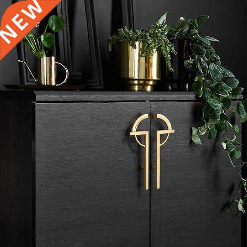 Luxury Light Gold Gray Cabinet Door Handle Kitchen Bedroom