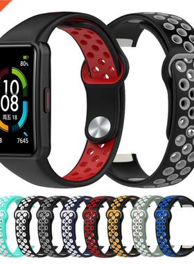 20 Colors Silicone Strap for Huawei Band 6/Honor Band 6 Brea