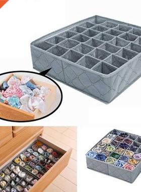 Underwear Bra Storage Box Fabric Closet Organizer Socks Stor