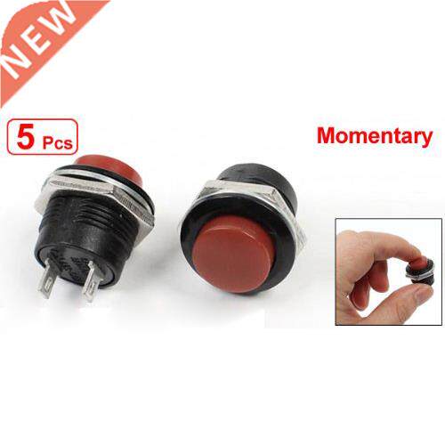 AC 250V/A OFF(ON) NO ound Momentay Button Switch 5 cs