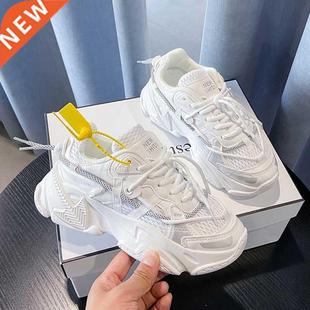 Comfy Breathable Me Trainers Chunky Heels 5cm Women's Plat