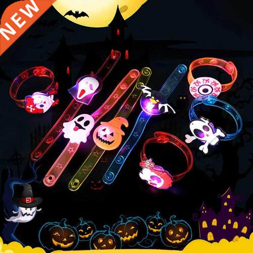 PCS Ghost Pumpkin Halloween Bracelet Glowing Toy Guest Kids