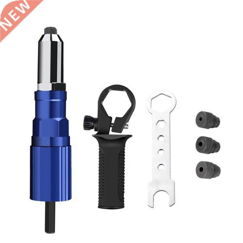 Electric Rivet Kit 2.4mm-4.8mm Rivet Nut Tool Bit Adapter Co