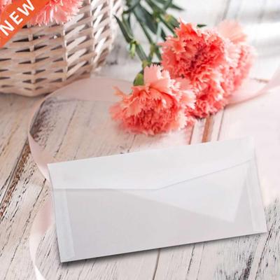 10pcs Translucent Envelopes DIY Multifunction Gift Greeting
