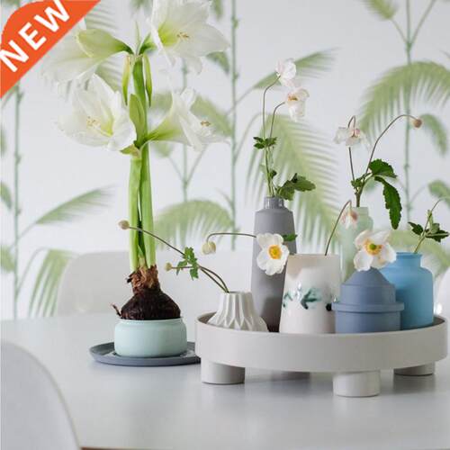 1Pc Nordic Simple Round Storage Tray Living Room Bedroom