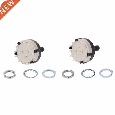 2 Pole 6 Way / 3 Pole 4 Way Rotary Switch - Good Quality - 1