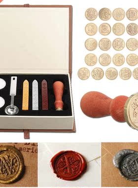 Romantic Gift A-Z 26 Alphabets Letters Sealing Wax Stamp Set