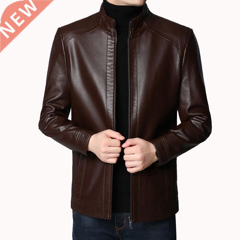 Men Leather Suit Jacket Men Slim Fit Short Coat Men Fashion图片