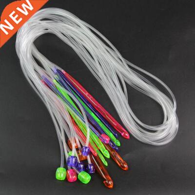 12Pcs/set Transparent Plastc Weavng Tools Sweater Needle