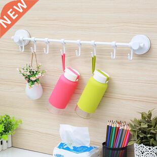 Double Sucker Cup Hook Rack Towel Rack Hanging Shelves Hook