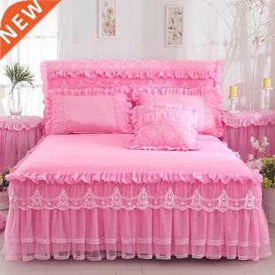 Bed Set 1 PC Lace Bedspread + 2PCS Pillowcases Bedding Set P
