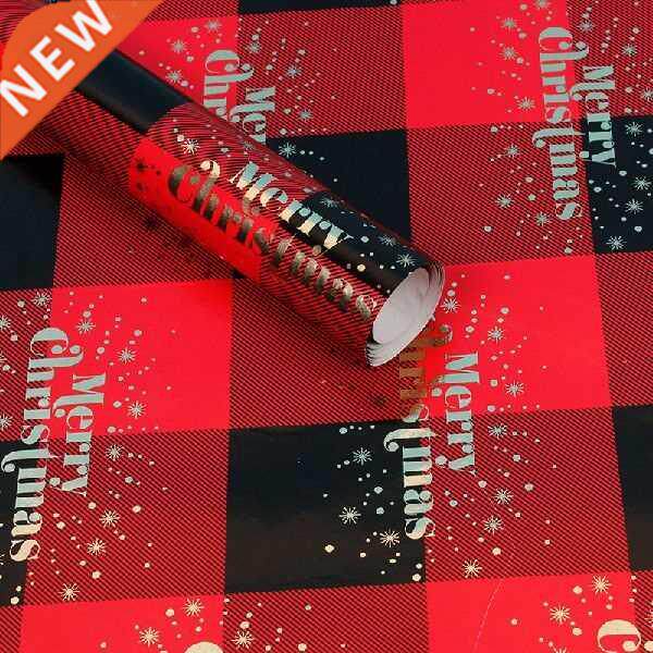 Christms wrpping pper Holidy gift decortion pper - 实物图