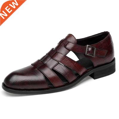 talan style Fashon Genune leather sandals for men Busne