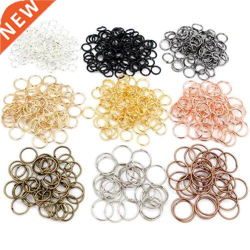 200pcs/Lot /4/5/6/7/8/10mm Metal  Jewelry Findings Open