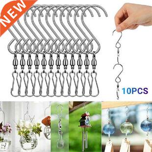 10Pcs/Set Swivel Hooks Clips For Hanging Wind Spinners Wind