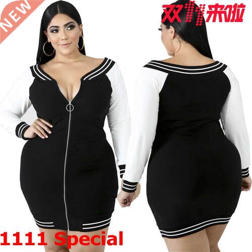 XL-5XL medium length dresses for ladies大码女士中长连衣裙