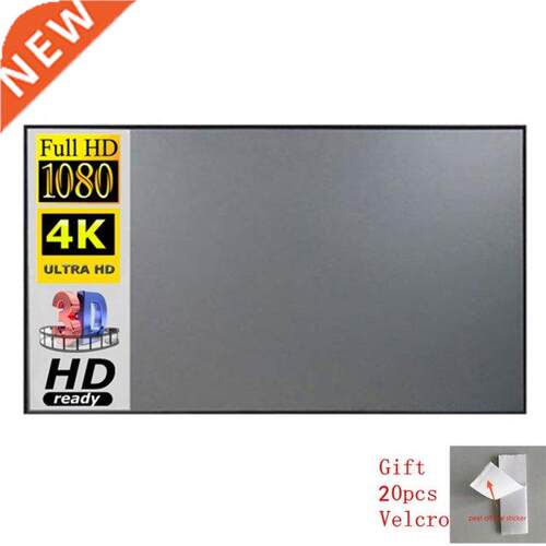 16:9 Projector Portable Screen Easy To Fold Simple Curtain A