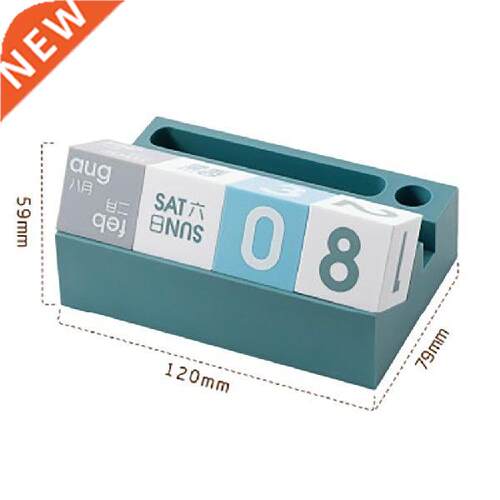 2021 Table Perpetual Calendar Mobile Phone/Pen Holder