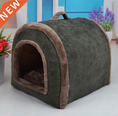 Hand Wash Corduroy Dogs Houses Winter Autumn Warm Pet Beds