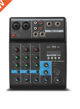 A4 Sound Mxng Console Bluetooth-compatble USB Record Comp
