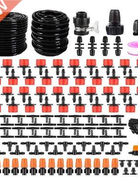 165 FT Garden Irrigation System 1/4 Inch 1/2 Inch Blank