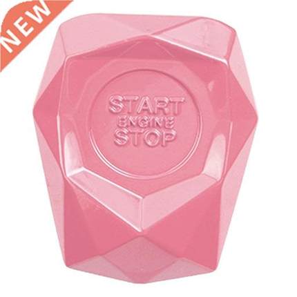 Pink Car Start Button Protective Cover Universal Car Engine
