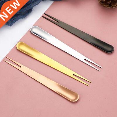 4PC Creative Stainless Steel Dessert Fork Spoon Fruit