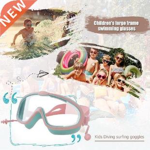 Kids Adjustable Swimming Goggles With Earplugs Big Frame