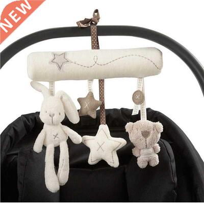 Infant Toddler Rattles Toys For Baby Stroller Crib Soft Rabb