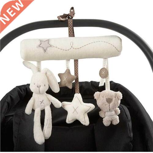 Infant Toddler Rattles Toys For Baby Stroller Crib Soft Rabb