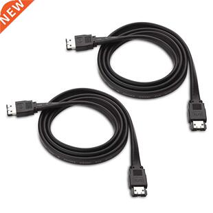 2 Pack 6 Gbps Shielded eSATA Cable -  Feet