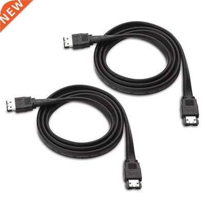 2 Pack 6 Gbps Shielded eSATA Cable -  Feet