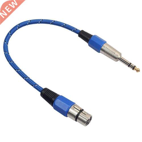 3Pin XLR Female Jack to 6.35mm Male Plug Stereo Microphone C