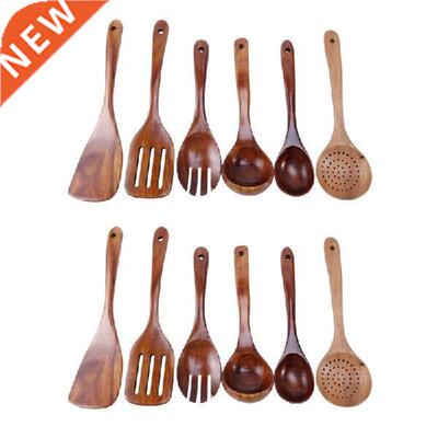 Wooden Utensils Set Of 12, Large Kitchen Cooking Utensil