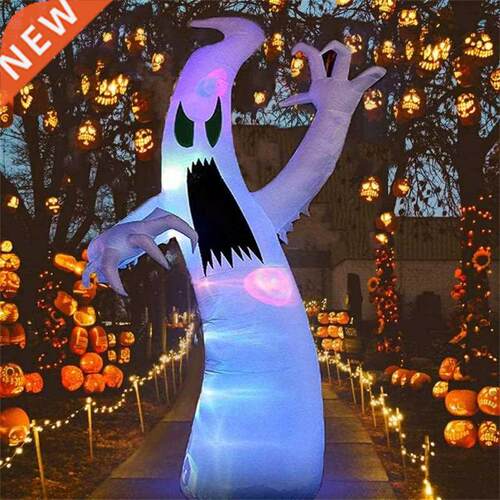 3.6m Halloween Inflatable Scary Ghost LED Discoloration