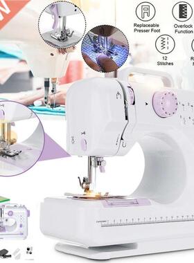 Multifunction 12 Stitches Desk LED Sewing Machine Portabl