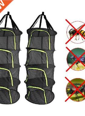 Dryer Bag Mesh Foldng Dry Rack Herbs Dryng Net 4 Layers