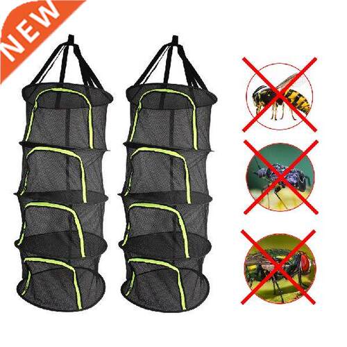 Dryer Bag Mesh Foldng Dry Rack Herbs Dryng Net 4 Layers