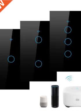 Wireless Wall Switches 1/2/3/4 Gang Voice Control For