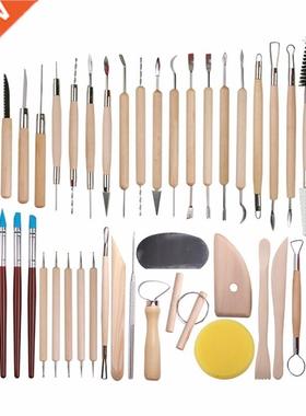61PCS Ceramic Clay Tools Set Polymer Clay Tools Pottery Tool