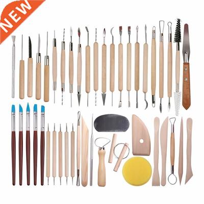 61PCS Ceramic Clay Tools Set Polymer Clay Tools Pottery Tool