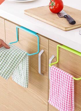 Towel Rack Hanging Holder Organizer Bathroom Kitchen Cabinet