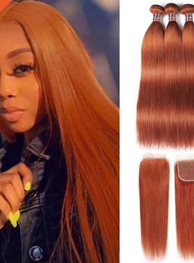 Uwgs-mechones de cabello humano brasle o para mujer, mecho