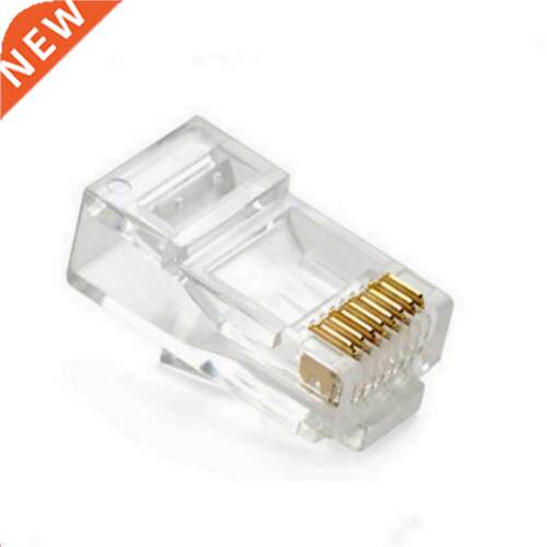 50pcs/100PCS Crystal 8Pin RJ45 Modular Plug Rj-45 Network Ca